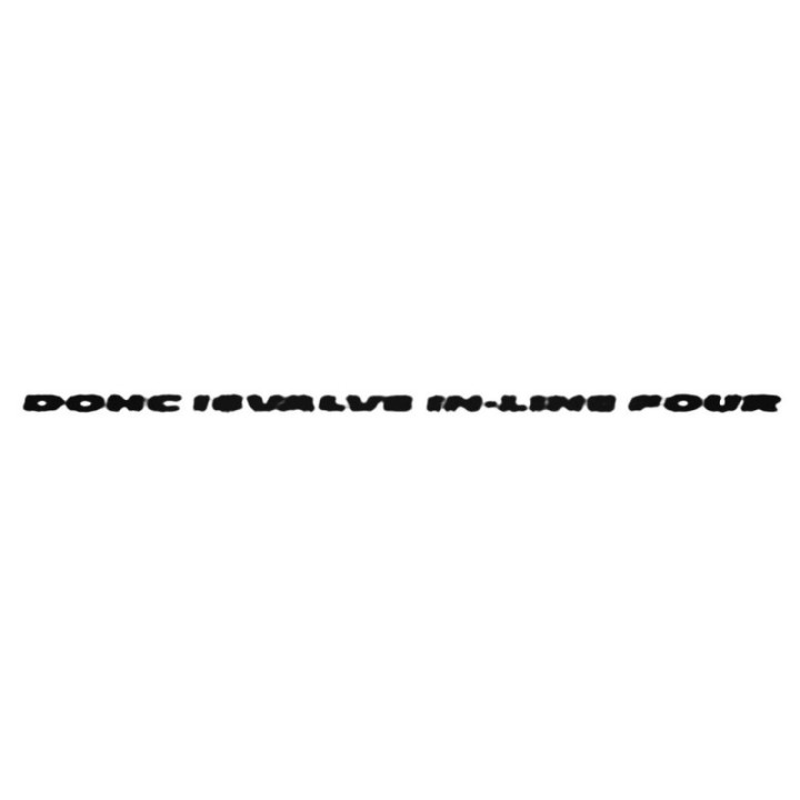 Buy Dohc 16 Valve In Line Four Decal Sticker Online