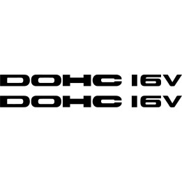 DOHC 16V Stickers – Twin Cam 16 Valve Hot Hatch Decals (2-Pack)