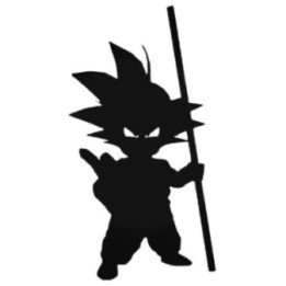 Dragon Ball Z Kid Goku Stickers – DBZ Decals (2-Pack)