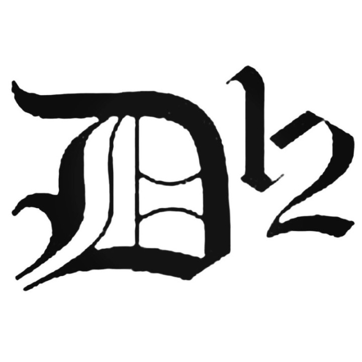 D12 Stickers – Eminem Detroit Hip Hop Decals (2-Pack)