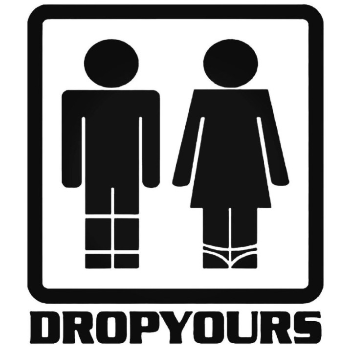 Buy Drop Yours Panty Jdm Japanese Decal Sticker Online