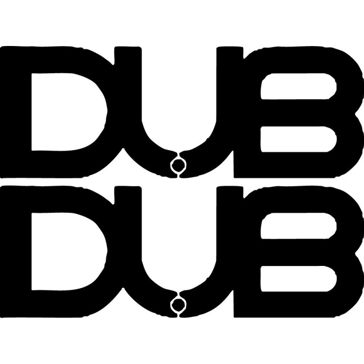 Dub Audio Stickers – Car Audio System Vinyl Decals (2-Pack)