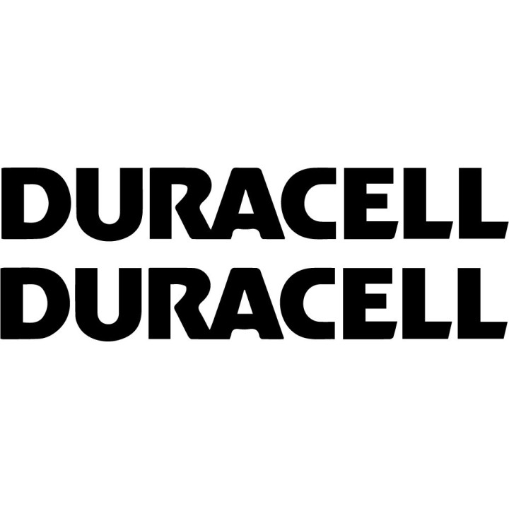 Duracell Stickers – Copper Top Battery Logo RC Power Decals (2-Pack)