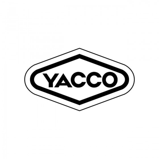 Stickers Yacco Vinyl Decal...