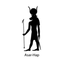 Asar-Hap Egyptian God Stickers – Mythology Decals (2-Pack)