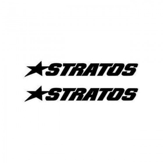 Stratos Boats S Decal Sticker