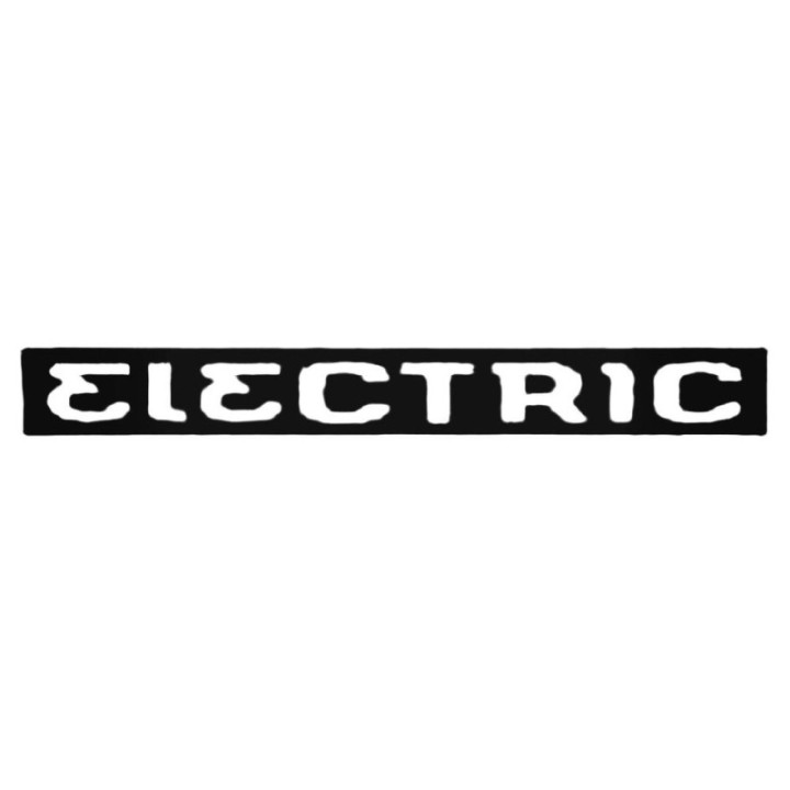Buy Electric Goggles Text Square Decal Sticker Online