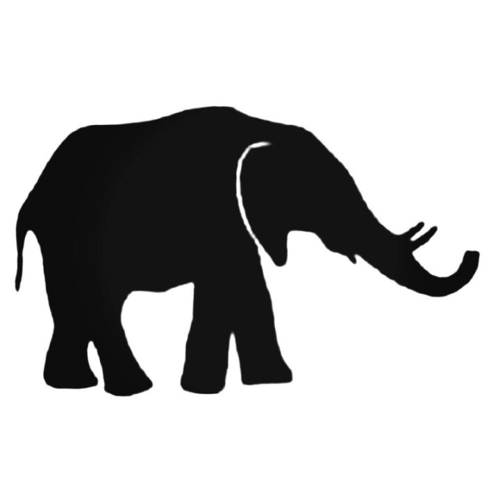 Buy Elephant 1 Decal Sticker Online