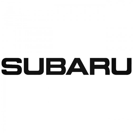 Subaru 3 Decal Sticker 1