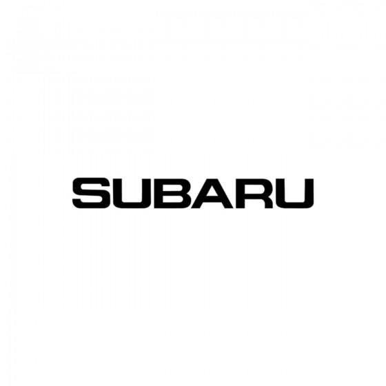 Subaru Ecriture Vinyl Decal...
