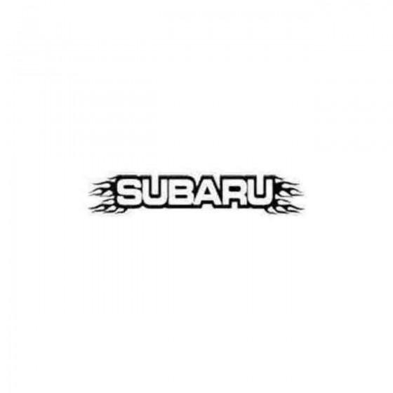 Subaru Flaming Car Brand...