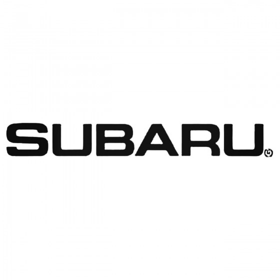Subaru X4 Decal Sticker