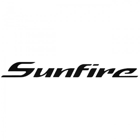 Sunfire Graphic Decal Sticker