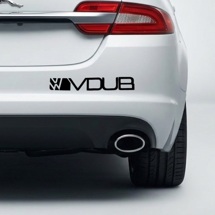 VW Euro Style Stickers – Golf Polo Passat Stance Decals (2-Pack)