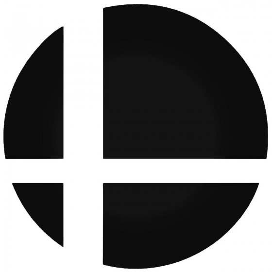 Super Smash Bros Logo Decal...