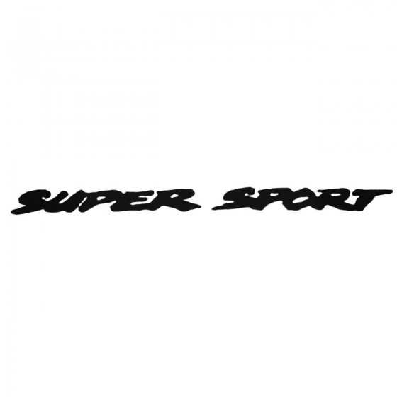 Supersport Style 3 Decal...