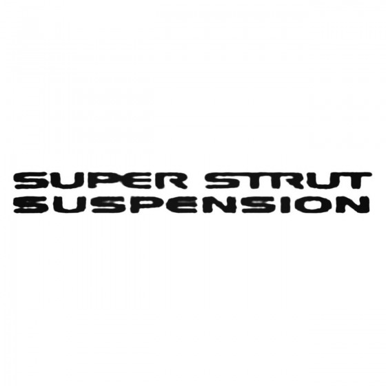 Super Strut Decal Sticker
