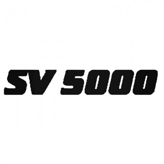 Sv5000 Decal Sticker