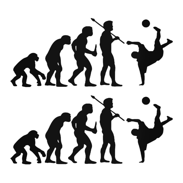Buy Evolution Of Soccer Futbol Sports Decal Sticker Online