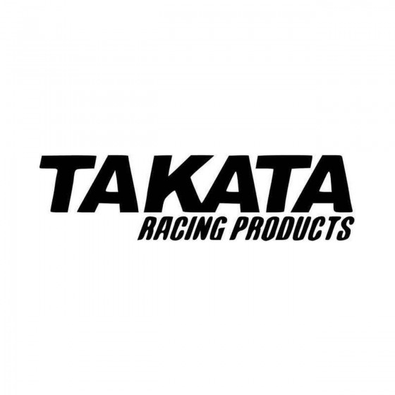 Takata Racing Vinyl Decal...