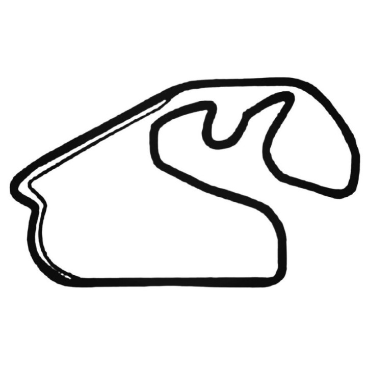 Buy F1 Track Brasil Interlagos Decal Sticker Online