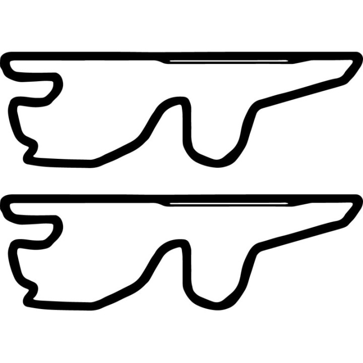 Buy F1 Track Fuji Speedway Track Japan Decal Sticker Online