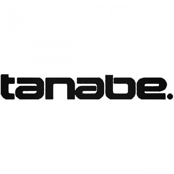 Tanabe Vinyl Decal