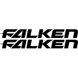 Falken Tires Stickers – Drift Racing Car Sponsor Vinyl Decals (2-Pack)