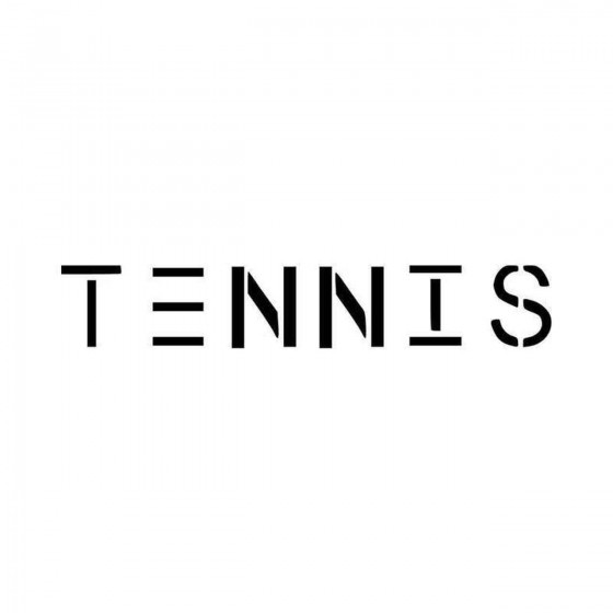 Tennis Rock Band Logo Vinyl...