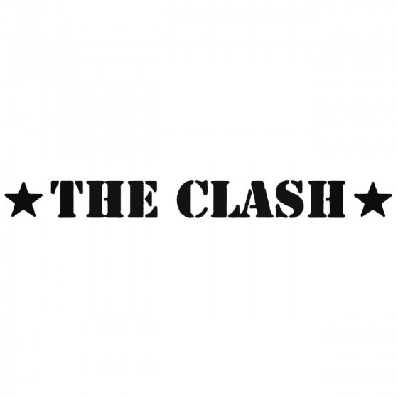 The Clash Stencil Decal...