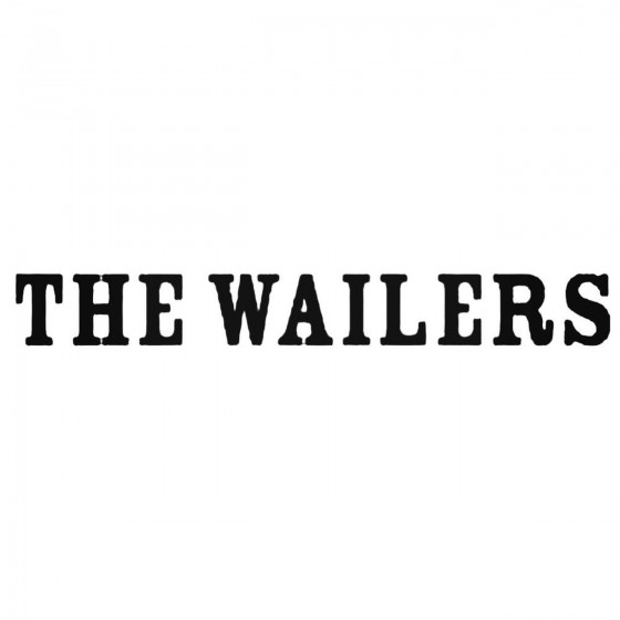 The Wailers Decal Sticker