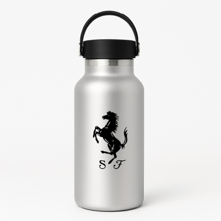 Ferrari SF Logo Stickers – Scuderia Ferrari F1 Decals (2-Pack)