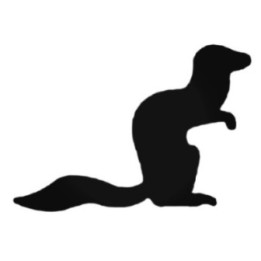 Buy Ferret Crouching Decal Sticker Online