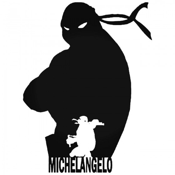 Tmnt Michelangelo 019 Decal...
