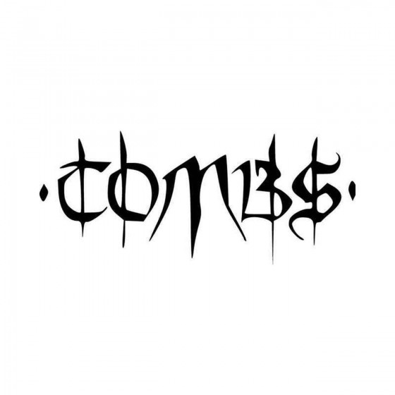 Tombs Band Logo Vinyl Decal...