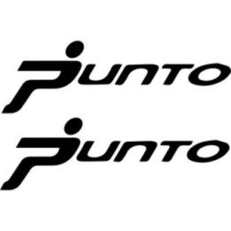 Fiat Punto Stickers – Italian Hatchback Car Decals (2-Pack)
