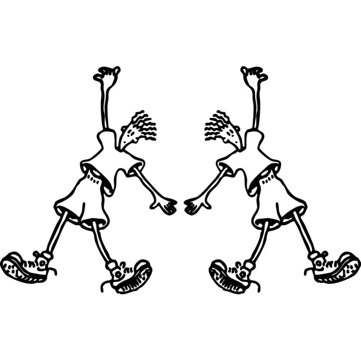 Fido Dido Stickers – 7UP Mascot Cartoon Decals (2-Pack)
