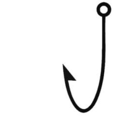 Buy Fishing Hook Decal Sticker Online