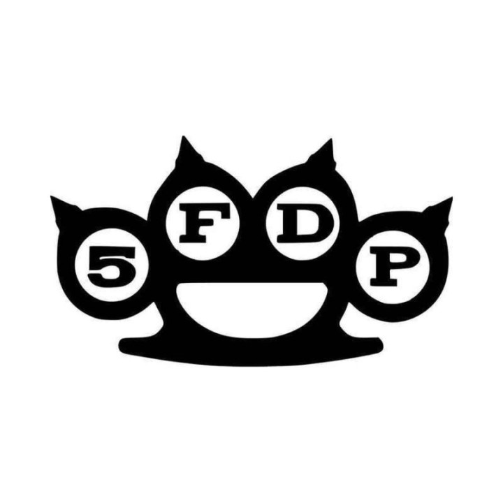 Five Finger Death Punch Stickers – FFDP Decals (2-Pack)