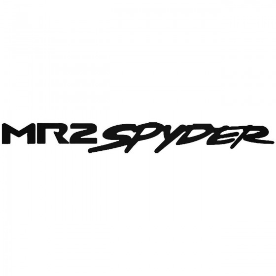 Toyota Mr2 Sypder Vinyl...