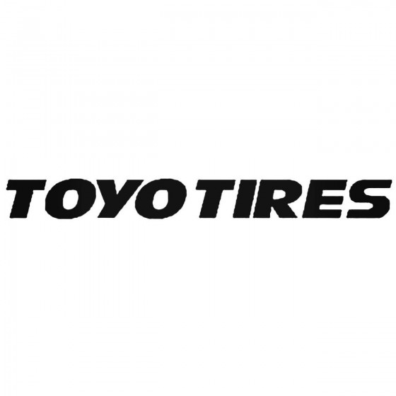Toyo Tires Decal Sticker