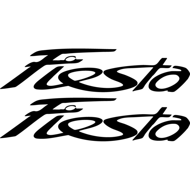 Ford Fiesta Stickers – ST ST-Line EcoBoost Car Vinyl Decals (2-Pack)