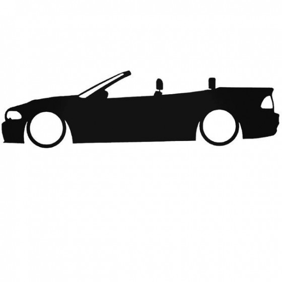 Bmw E46 Cabrio Low Sticker