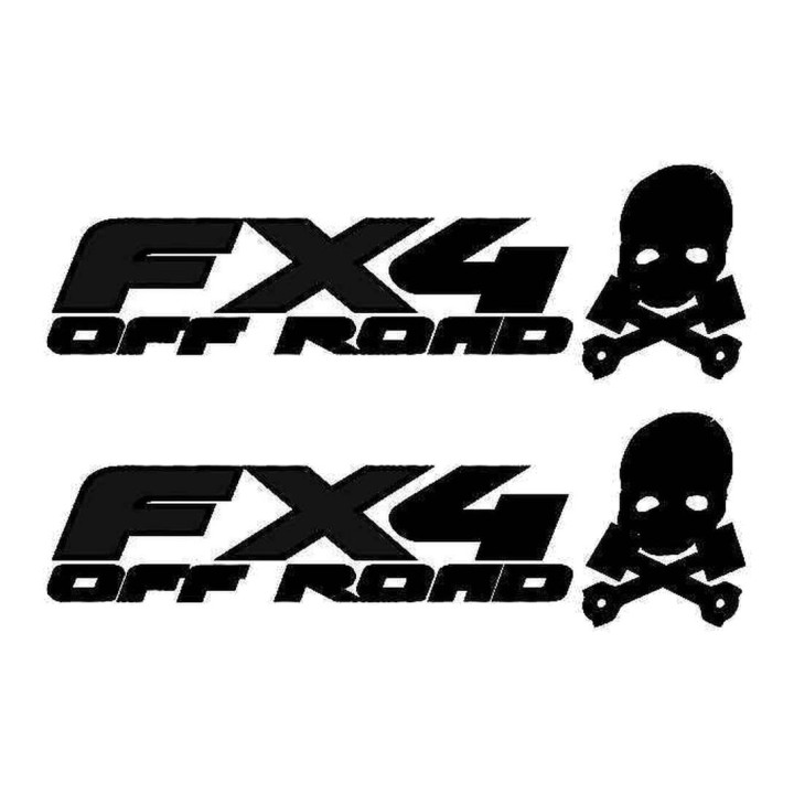 Buy Ford Fx Off Road Skull And Pistons Vinyl Decal Sticker Online
