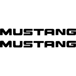 Ford Mustang Stickers – GT Shelby V8 Muscle Car Decals (2-Pack)