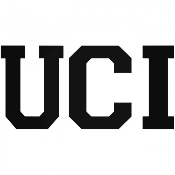 Uci 81 Decal