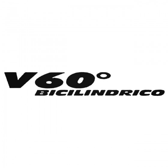 V60 Bicilindrico Decal Sticker