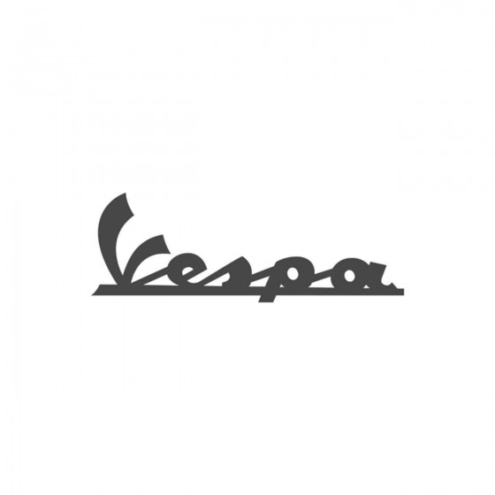 2x Vespa Logo Vinyl Decals...