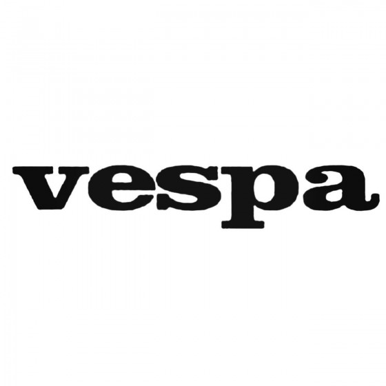 Vespa Style 2 Decal Sticker