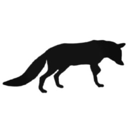 Buy Fox Walking Decal Sticker Online